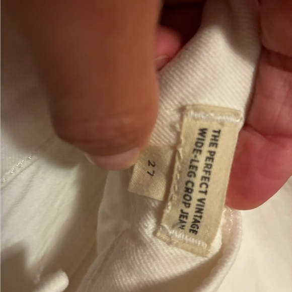 The Perfect Vintage Wide-leg Cropped Jean, Madewell, Size 27 - Picture 6 of 6